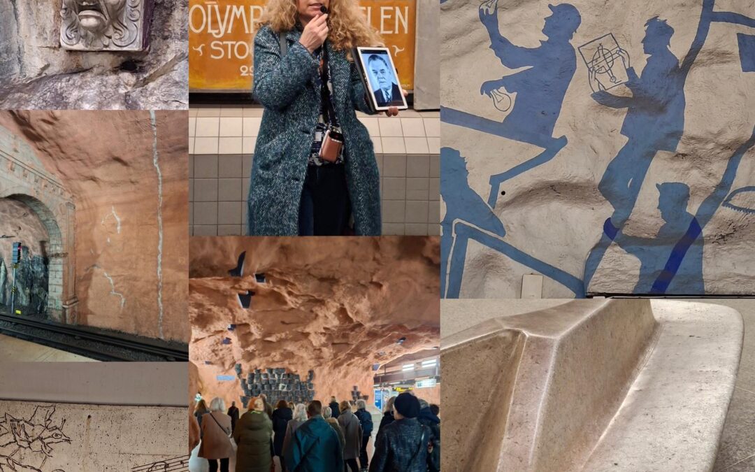 Konstvisning i t-banan